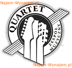 Logo QUARTET - zespół muzyczny, oświetlenie LED