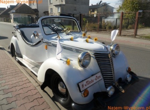 Zabytkowy Fiat z 1938 roku idealny na ślub