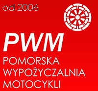 Logo PWM Pomorska Wypożyczalnia Motocykli
