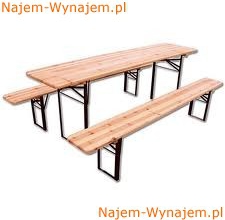 Zestaw piknikowy (stół + 2 ławki)
