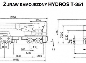 ŻURAW SAMOJEZDNY HYDROS T-351