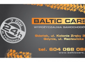 Logo BALTIC CARS - Wypożyczalnia Samochodów Trójmiasto