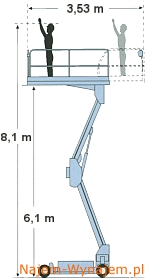 SAMOBIEŻNY PODEST RUCHOMY SL20