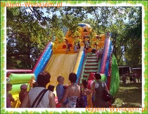 Dmuchańce zjeżdżalnia