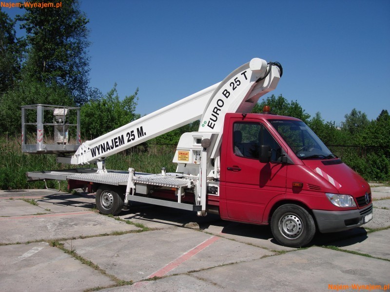 Podnośnik Koszowy Mercedes Sprinter 25 m Elbląg
