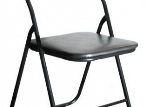 Krzesło czarne składane