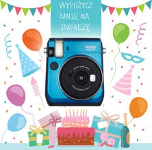Wypożycz aparat fotograficzny Fuji Instax Mini 70 na imprezę